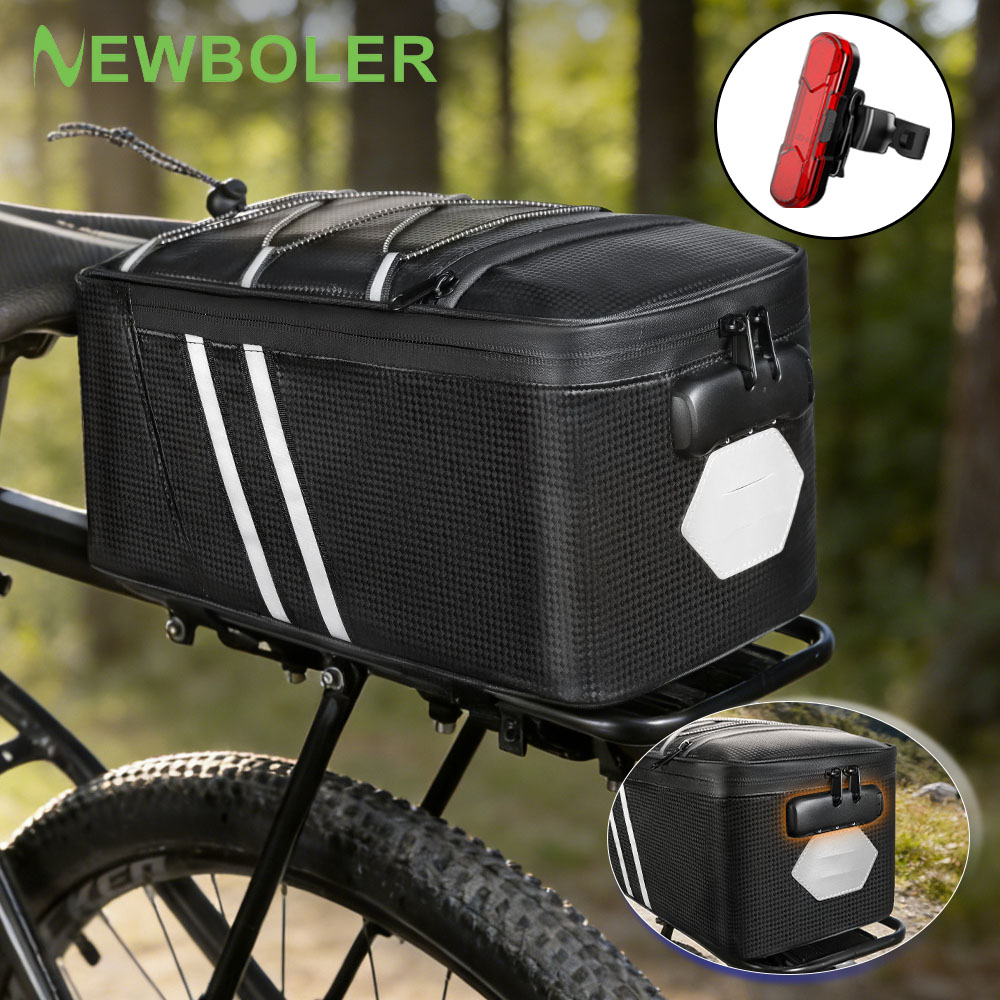 Panniers Waterproof Rear - 비밀번호 잠금 자전거 뒷좌석 가방 MTB