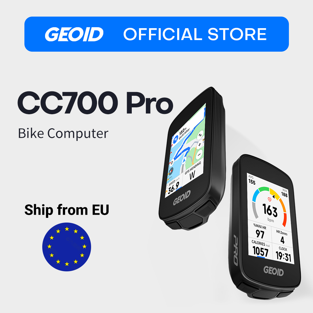 Commuter Cycling - GEOID CC700Pro 자전거 컴퓨터 무선 컬러