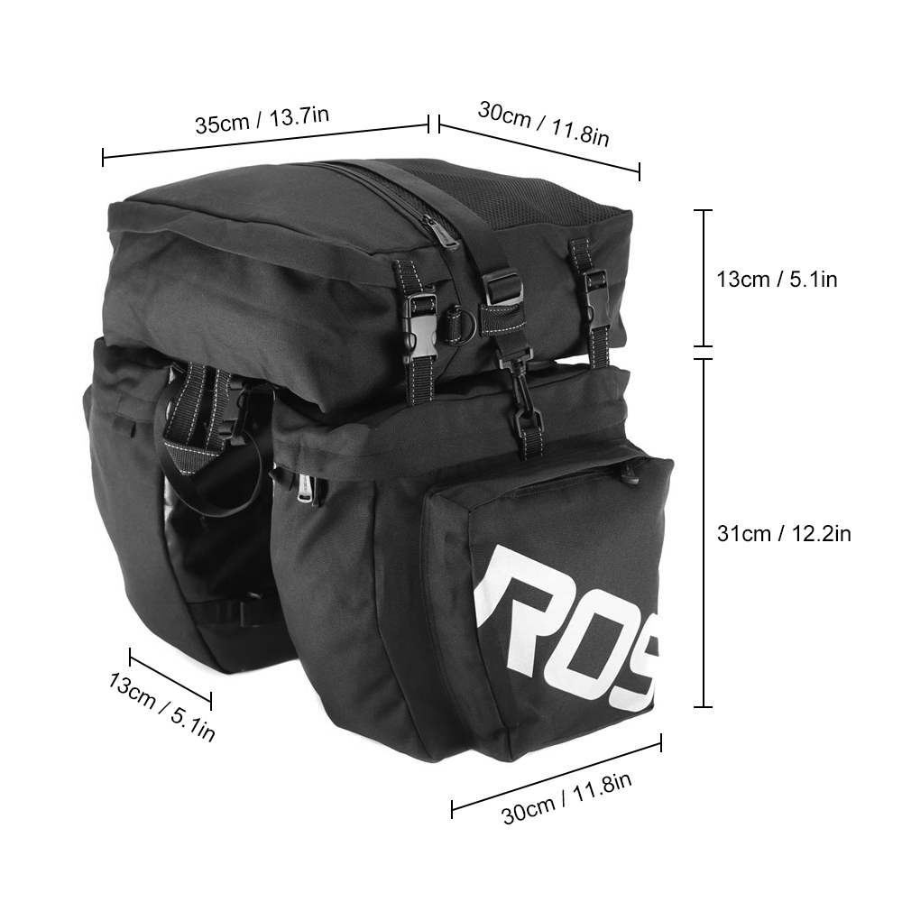 3in 1 다기능 로드 MTB 산악 자전거 가방, 자전 - Panniers Waterproof Rear 리뷰 및 가격