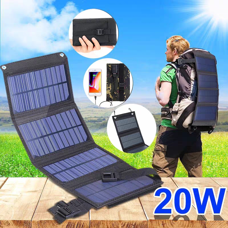 접이식 태양광 패널 20W 50W 60W 휴대용 태양광 - Usb Charger Dynamo 리뷰 및 가격