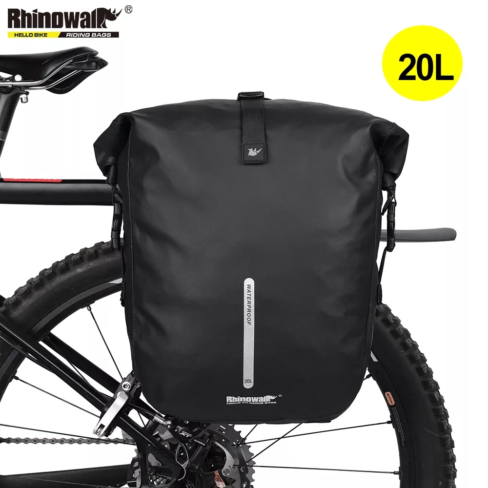 Rhinowalk-방수 자전거 패니어 백팩 20L 트렁 - Panniers Waterproof Rear 리뷰 및 가격