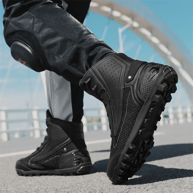 오토바이 방수 통근 부츠, 오프로드 랠리 오토바이 신발 - Cycling Shoes For Commute 리뷰 및 가격