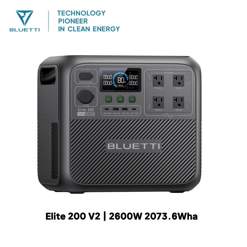 【리뉴얼】BLUETTI Elite 200 V2 휴대용  - Usb Charger Dynamo 리뷰 및 가격