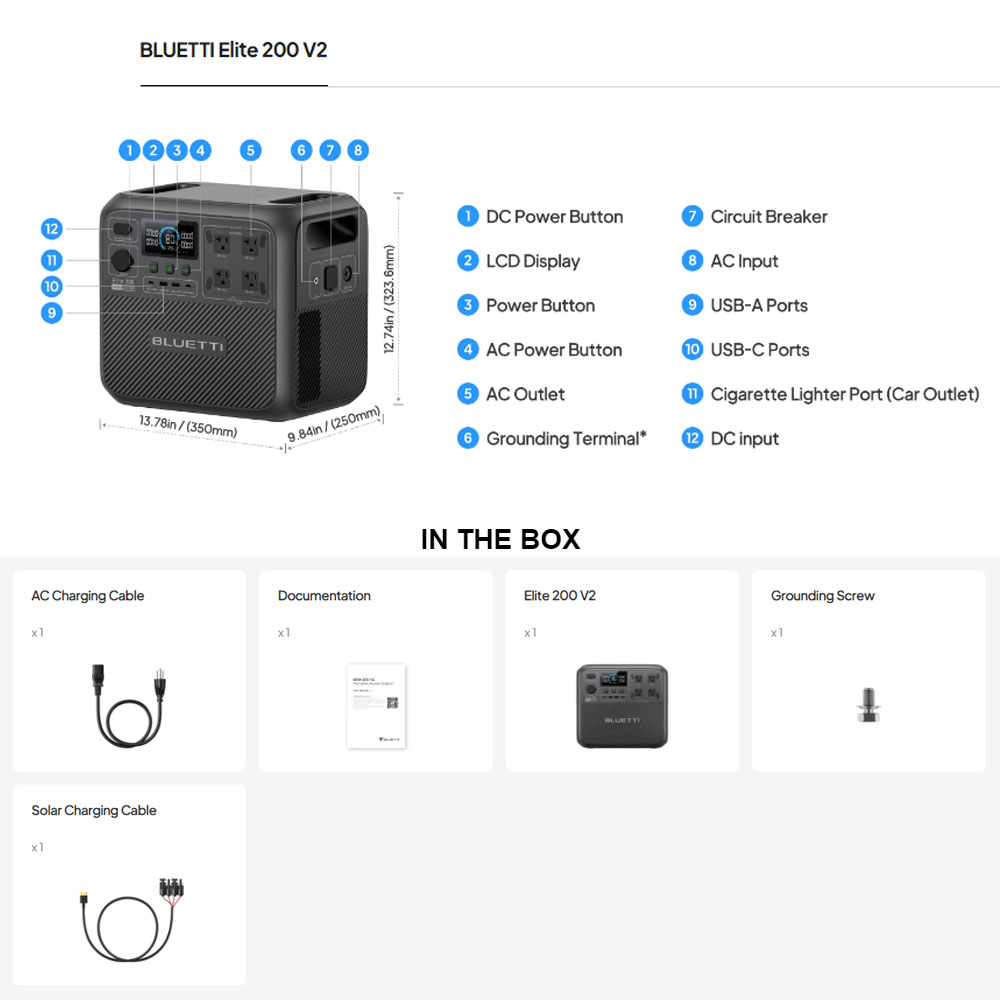 【리뉴얼】BLUETTI Elite 200 V2 휴대용  - Usb Charger Dynamo 리뷰 및 가격