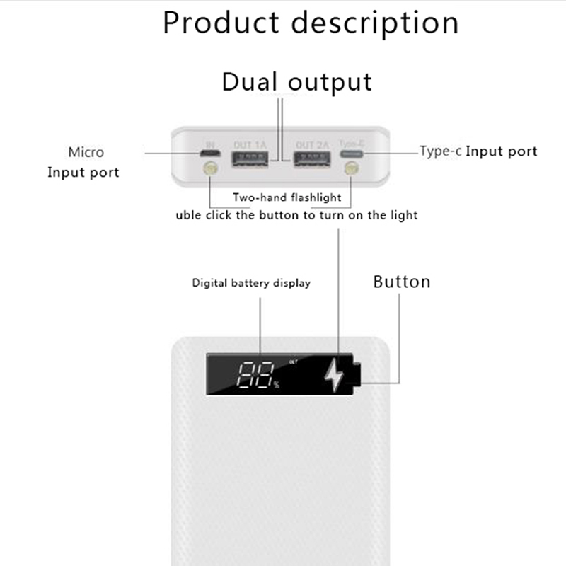 5x1865 0 보조베터리 휴대용 Pover 보조베터리 - Usb Charger Dynamo 리뷰 및 가격